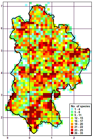 Species density map